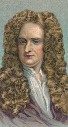 Sir Isaac Newton (1643-1727), English mathematician, astronomer and physicist, 1924. Artist: Unknown