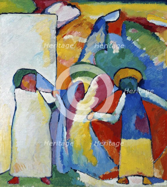 Improvisation 6 (African), 1909. Creator: Kandinsky, Wassily Vasilyevich (1866-1944).