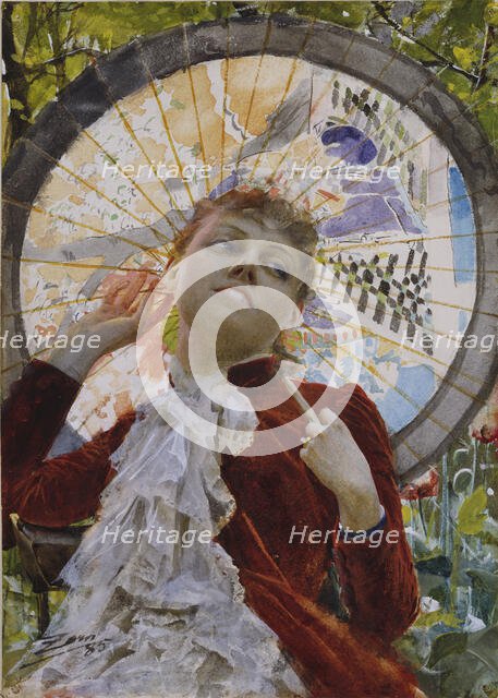 Castles in the Air, 1885. Creator: Anders Leonard Zorn.