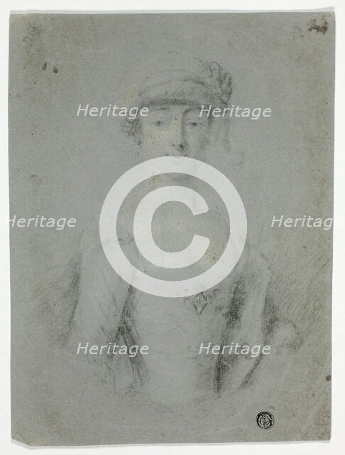 Portrait of a Lady, n.d. Creator: Style of Thomas Worlidge English, 1700-1766.