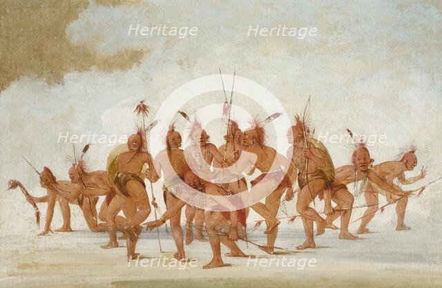 Discovery Dance, Sac and Fox, 1835-1837. Creator: George Catlin.