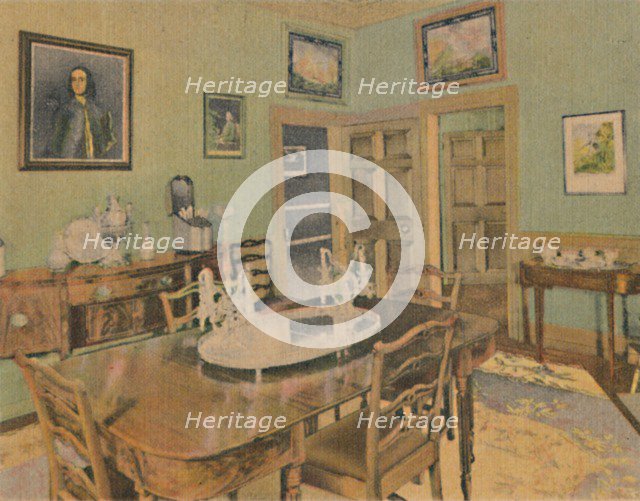 'The Family Dining Room', 1946. Artist: Unknown.