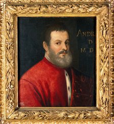 A man once designated as Andreas Vesalius (1514-1564), anatomist, 16th century. Creator: Venetian School.