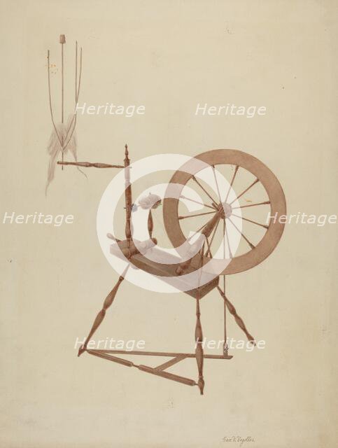 Candle Holder, 1935/1942. Creator: George V. Vezolles.