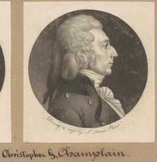 Christopher Grant Champlin, 1800. Creator: Charles Balthazar Julien Févret de Saint-Mémin.