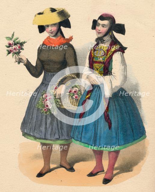 'Vierlander Madchen', 19th century. Creator: Unknown.