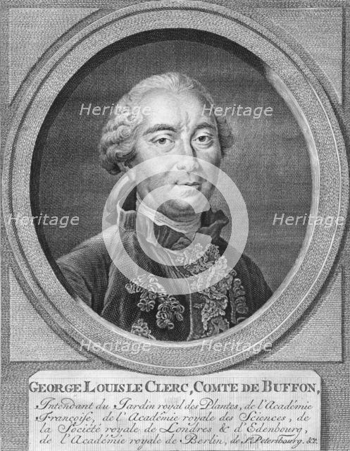 'George Louis Le Clerc, Comte De Buffon', 1774.  Creator: Jacobus Houbraken.