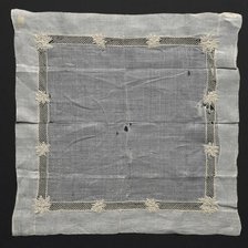 Handkerchief, 1800s. Creator: Unknown.