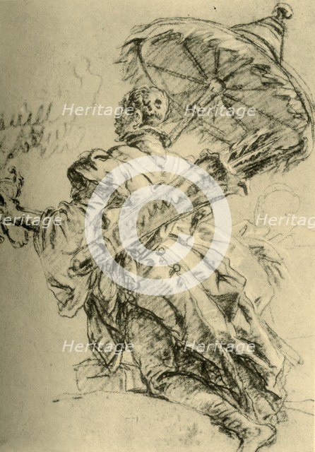 'A Moor with Quiver and sunshade', 1752, (1928).  Artist: Giovanni Battista Tiepolo.