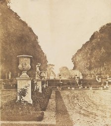 [Gardens of Saint-Cloud], before 1855. Creator: Henri Victor Regnault.