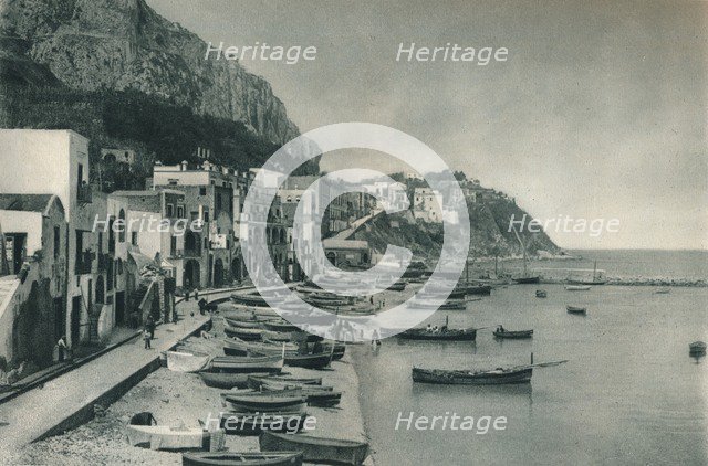 Marina Grande, Capri, Italy, 1927. Artist: Eugen Poppel.