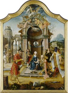 The Adoration of the Magi, 1516-1519. Creator: Master of the Von Groote Adoration.