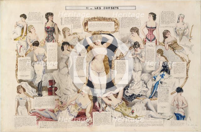 Etudes sur les femmes, 1882-90. Creator: Henri de Montaut.