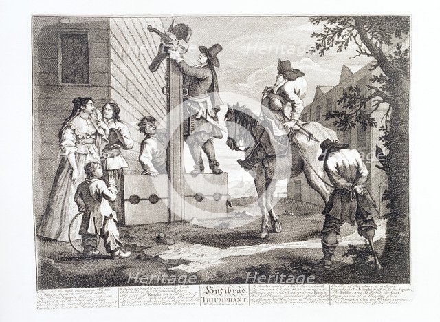 'Hudibras Triumphant', 18th century.  Artist: William Hogarth
