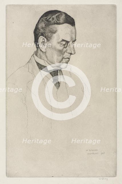The Right Honorable Joseph Austen Chamberlain, 1903. Creator: William Strang (British, 1859-1921).