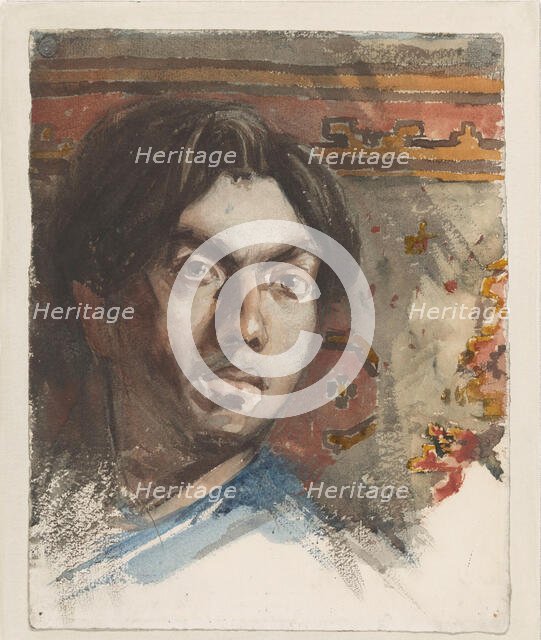 Self-Portrait, 1881. Creator: Toorop, Jan (1858-1928).