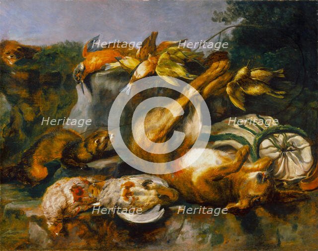 Dead Game and Weasels, c1642. Creator: Jan Fyt.