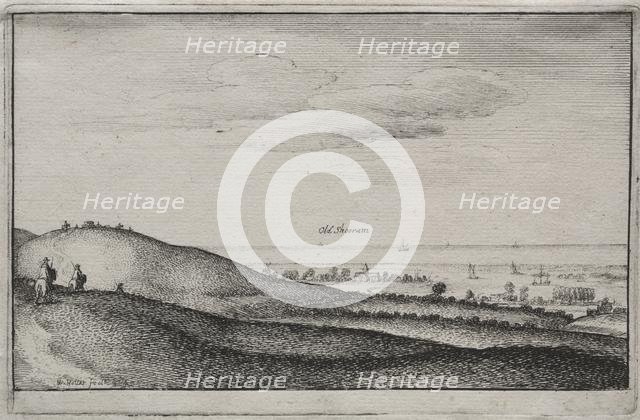 English Views: Old Shoreham, 1645. Creator: Wenceslaus Hollar (Bohemian, 1607-1677).