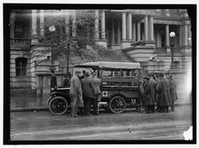Red Cross vehicle at State Department, between 1916 and 1918. Creator: Harris & Ewing.