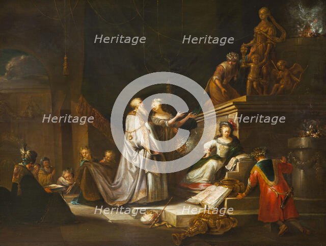 The Idolatry of King Solomon. Creator: Verdoel, Adriaen (c. 1620-1675).