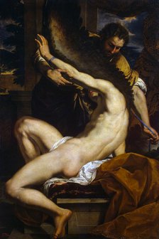 Daedalus and Icarus', 1645. Creator: Le Brun, Charles (1619-1690).
