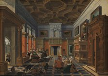 Interior with a Company, c.1622-c.1624. Creator: Bartholomeus van Bassen.
