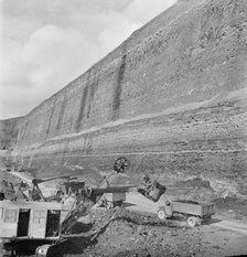 Carrington's Coppice Opencast Colliery, Smalley, Amber Valley, Derbyshire, 26/07/1949. Creator: John Laing plc.