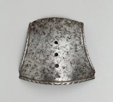 Poll Plate of a Shaffron, Italy, c. 1550. Creator: Unknown.