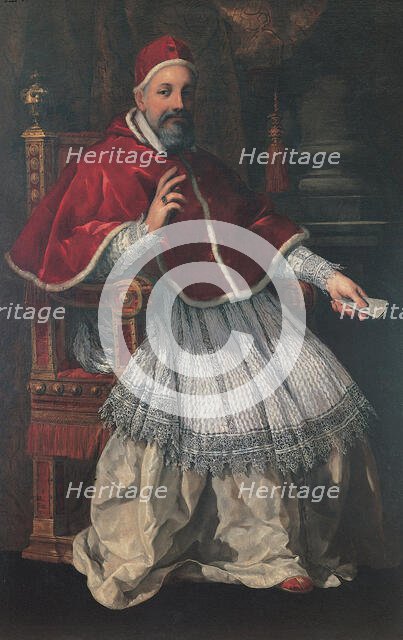 Portrait of Pope Urban VIII, 1624-1626. Creator: Cortona, Pietro da (1596-1669).