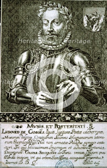Luis Vaz de Camoes (1524-1580), Portuguese writer and poet.