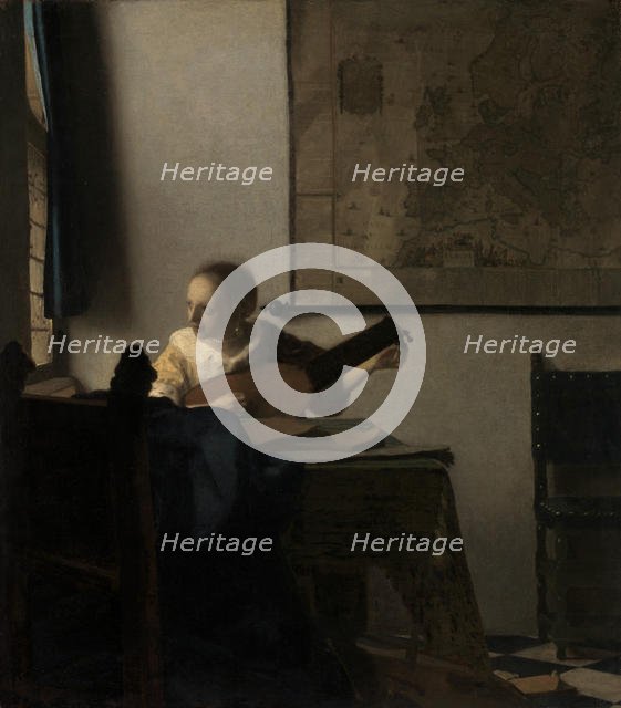 Young Woman with a Lute, ca. 1662-63. Creator: Jan Vermeer.