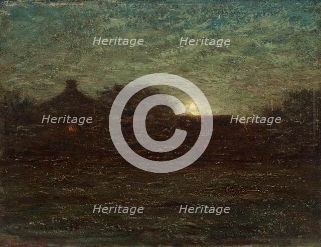 Moonrise, 1895. Creator: Dwight William Tryon.