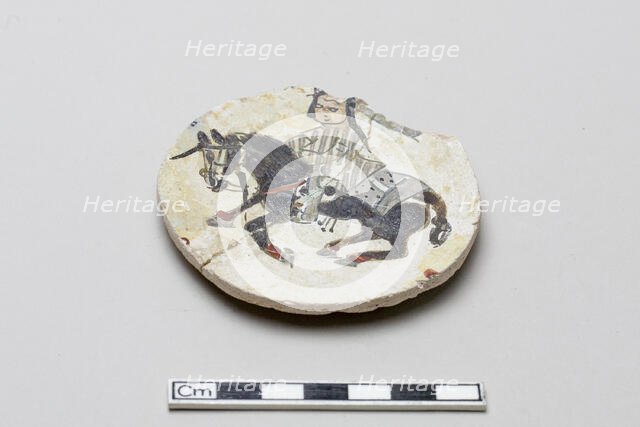 Fragment of a rider, Saljuq period, early 13th century. Creator: Unknown.