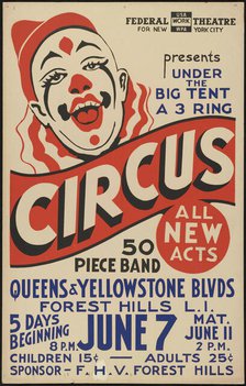 Circus, New York, [1935]. Creator: Unknown.