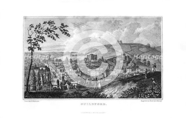 Guildford, Surrey, 1829.Artist: J Shury