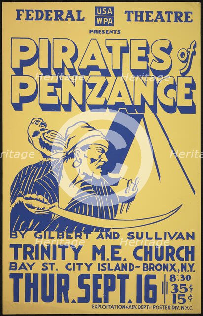 Pirates of Penzance, New York, [1930s]. Creator: Unknown.