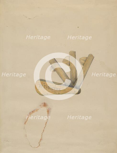 Stock Lance Knife, c. 1936. Creator: Henry Meyers.