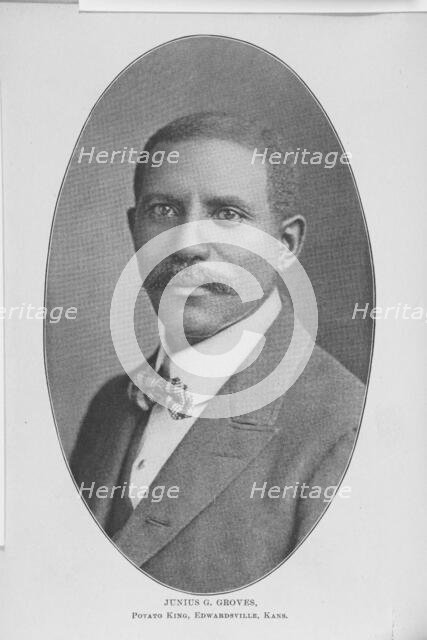 Junius G. Groves; Potato King, Edwardsville, Kans., 1907. Creator: Unknown.