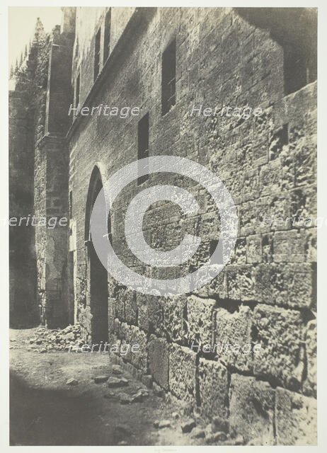 Jérusalem, Auberge d'Allemagne, 1854. Creator: Auguste Salzmann.