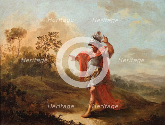 Tancred in the enchanted forest, c1635-1640. Creator: Schoenfeld; Johann Heinrich (1609-1684).