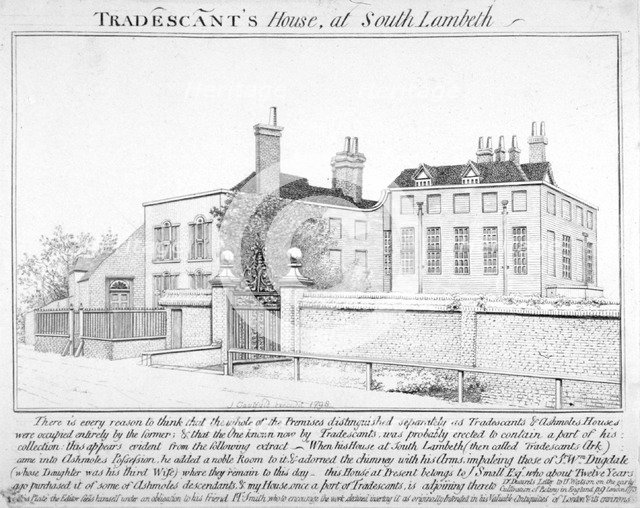 Tradescant's House, South Lambeth, London, 1798. Artist: J Caulfield