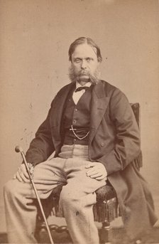 Egron Sellif Lundgren, 1860s. Creator: John & Charles Watkins.