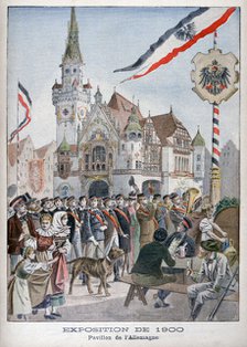 The German pavilion at the Universal Exhibition of 1900, Paris, 1900. Artist: Unknown