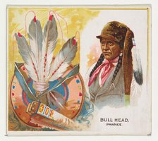 Bull Head, Pawnee, from the American Indian Chiefs series (N36) for Allen & Ginter Cigaret..., 1888. Creator: Allen & Ginter.
