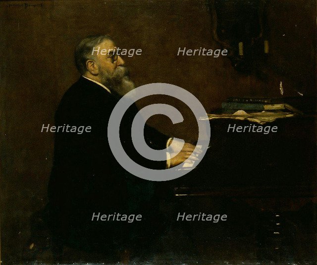 Portrait of the composer Raoul Pugno (1852-1914).