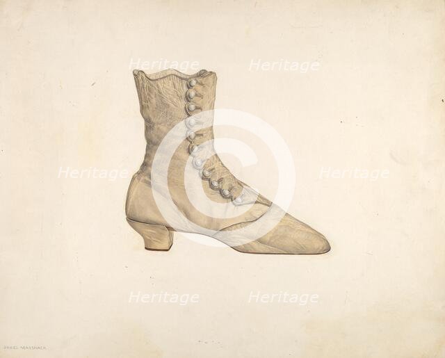 Woman's Shoe, c. 1940. Creator: Daniel Marshack.