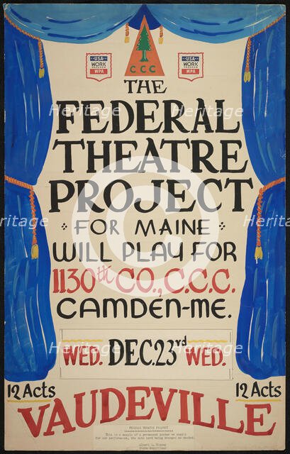 Vaudeville, Camden, ME, [193-]. Creator: Unknown.