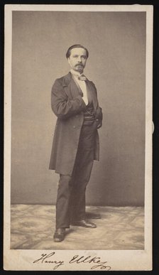 Portrait of Henry Ulke (1821-1910), Circa 1860s/1870s. Creator: Unknown.