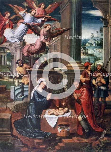 'The Nativity', c1500-1550. Creator: Ambrosius Benson.