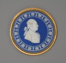 Medallion with Portrait of Comte de Mirabou, Burslem, Late 18th century. Creator: Wedgwood.
